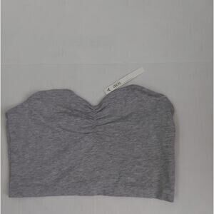 ASOS Gray The Crop Bandeau 2 NEW Coquette Girl Bratz Cosplay Fairycore Festival